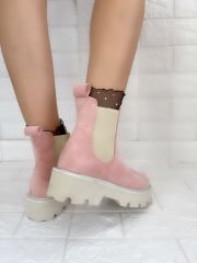 Jump Pudra Beyaz Süet Bot